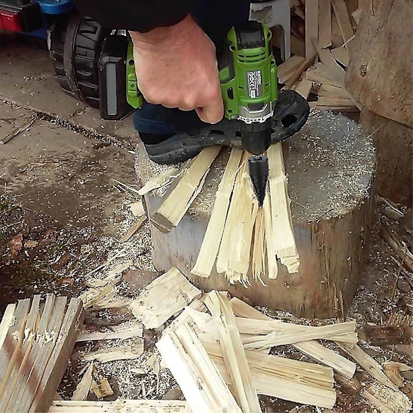 2023 Industriel Hurtig Twist Bor Træ Brænde Log Splitter Skrue Splitte Kegler Driver