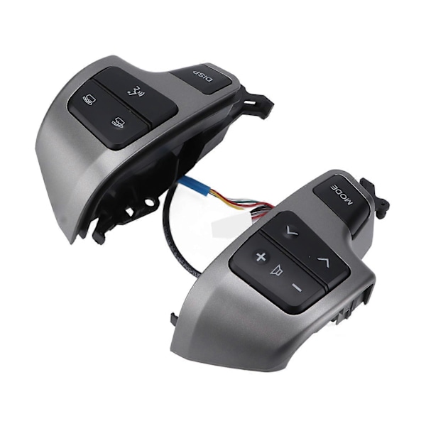 Rattdeksel med Multifunksjonsknapper Grå Erstatning for LAND CRUISER 2009?2014