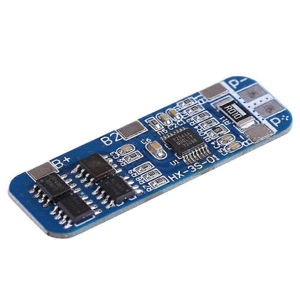 3 Serie 11.1V 12V 12.6V Li-jon Litium 18650 Battericell BMS PCB Skyddskort(#1) YEMAA