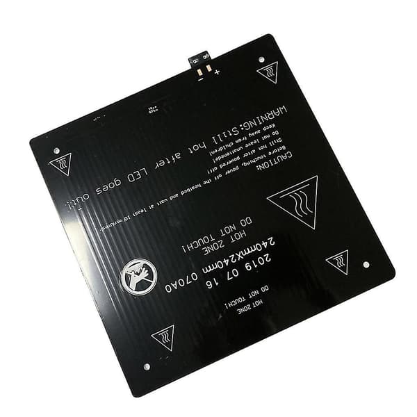 3D Printer Del Sort 24V 140W Varmeplade Aluminium Opvarmet Seng Varmeplatform