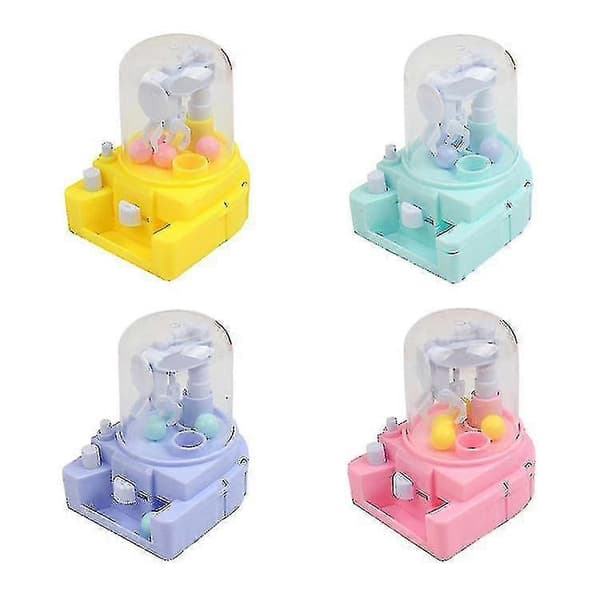 Mini Candy Claw Machine kädessä pidettävä karkkiautomaatti (pinkki)
