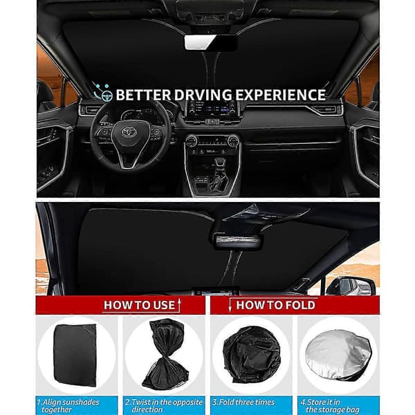 Solskjermbeskytter for bilfrontrute for Toyota Rav4 2019-2022