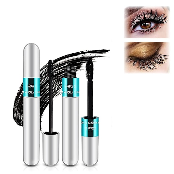 Vibely Mascara 5x Lengre Vanntett, Vippekosmetikk Vibely Mascara, Thrive Mascara, 4d Silk Fiber Vippe Mascara, Supersterk Mascara Uten Klumper For Lo