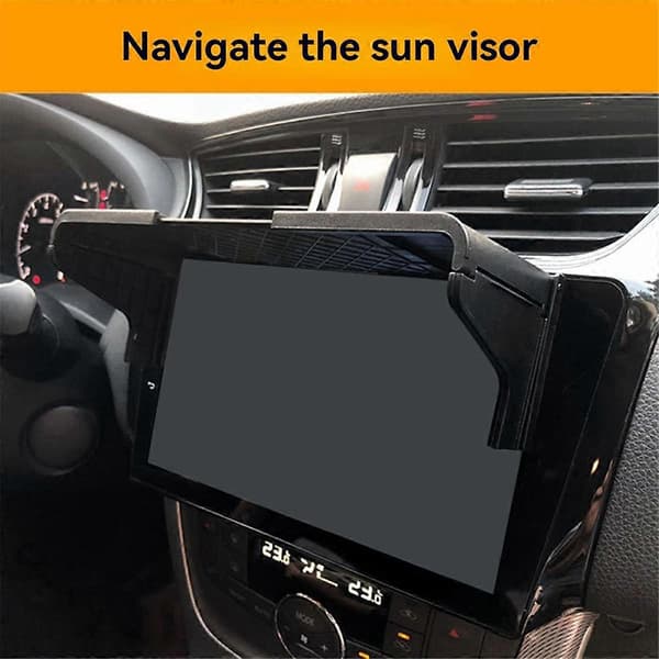 7-12 Tommer Biltilbehør Display Skærm Visir Bil GPS Navigation Solskærm Interiør Tilbehør G