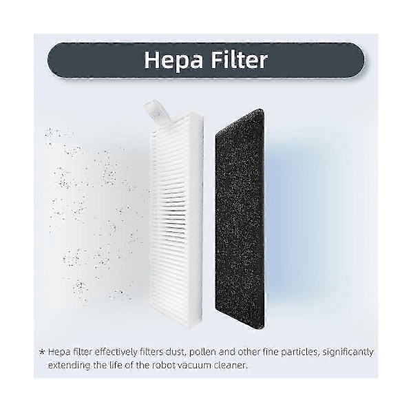 10 st Hepa-filter kompatibla med G8000 G8000Pro robotdammsugare