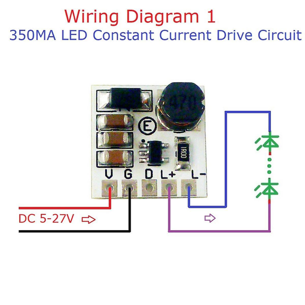 10 stk Ld2635ma Dc5-27v Step-down Hb Led Driver Modul Justerbar Pwm Controller Dc-dc Constant Curr