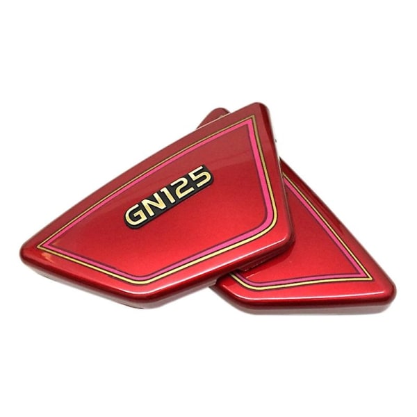 Rødt motorsykkelbatteri Sidedeksel Ramme Sidedeksler Paneler For Gn125 Gn 125