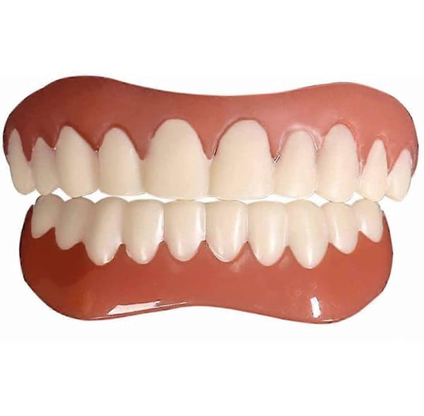 Kunstige Tænder Gebis Provisorisk Hurtig Tandprotese Top Perfekt Smil Facader, Rep