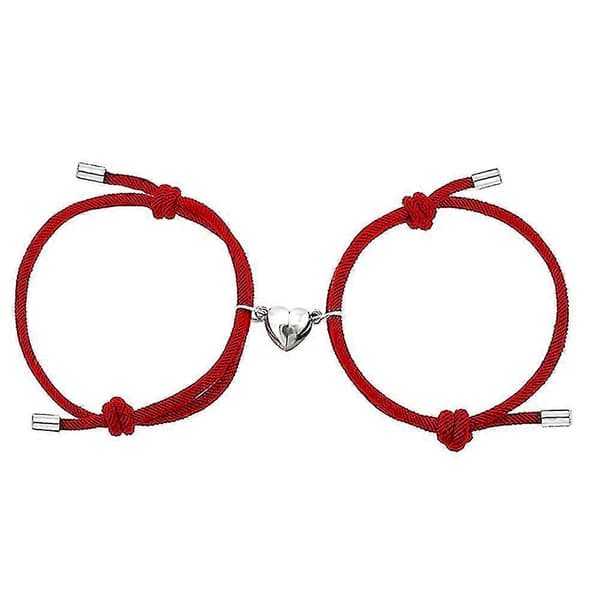 Pararmband Magnetisk Berlock Hängen Flätat Reparmband