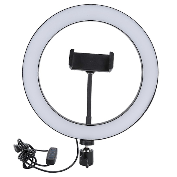 UN?260 LED Ringlampe Tre Farver Trinløs Dæmpning Bue Overflade Fyldlys 26cm 26W YEMMA