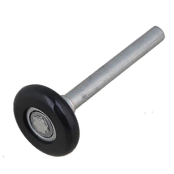2-pack Garageports Nylon Förlängda Rullhjul Svart