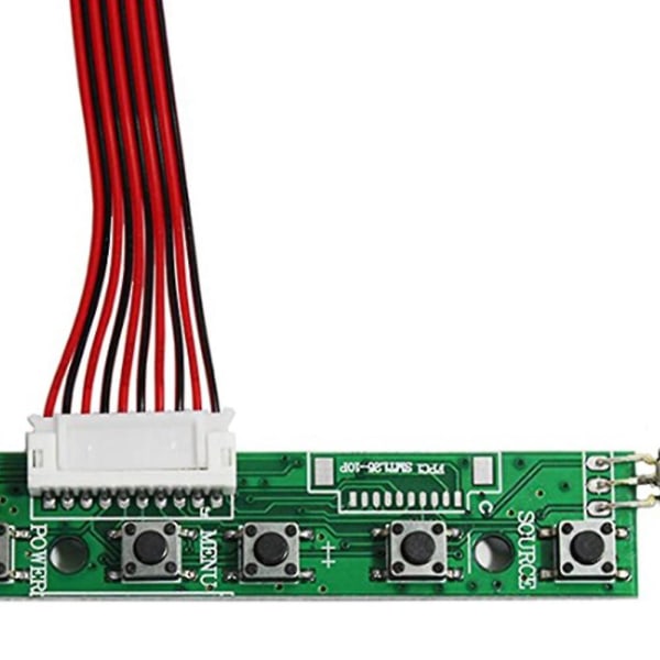 +av LCD-kontrollerkort for 15,6 tommers B156xw02 Lp156wh2 1366x768 med fjernkontroll 40-pinners signal K