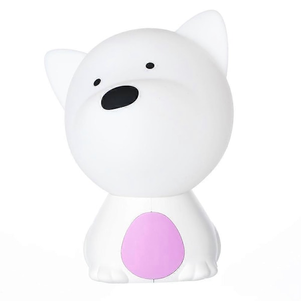 Natlampe til børn, 7 farver Børne Natlamper til soveværelse, Genopladelig Silikone Natlampe Værelseslamper, USB-opladning, Sød Lampe Kawaii Gave til Børn