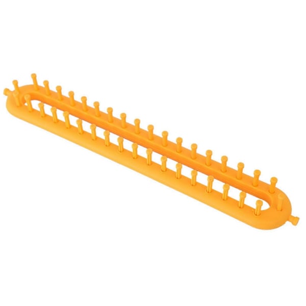 DIY Stickningskit Handarbete Klassisk Stickare Ullhalsduk Sjal Handvävningsverktyg Handgjord Lat (en bit i rött)