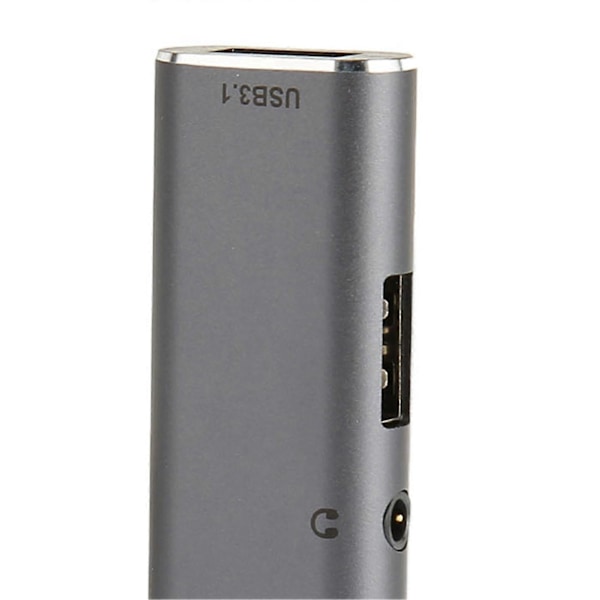 USB C Dockningsstation Allt-i-ett Multifunktionell Adapter Typ C till PD100W USB3.1 USB2.0 Typ C2.0 3.5 Audio Hub YEMMA