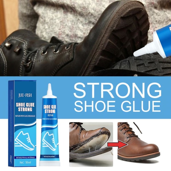 50ml Strong Shoe Lim Fix Slidte Sko Reparation Glue Sneakers Støvlesål Bond Adhesive Shoemaker