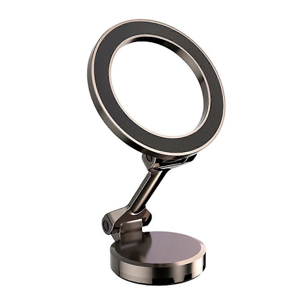 Magneettinen puhelinpidike autoon, 360° kääntyvä, metallinharmaa