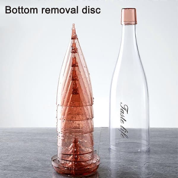 Sett med 6 Bærbare Champagneglass - Rosa|Coupe