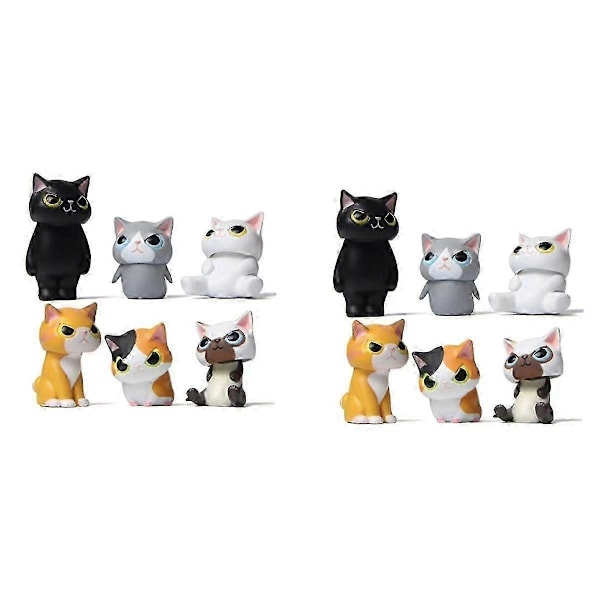 Avtakbar Hatt Dyr Dekorasjon Miniatyr Kattunge Dukke Gave Egnet For Barns Bursdag Skrivebord Rom Hjem Dekorasjon