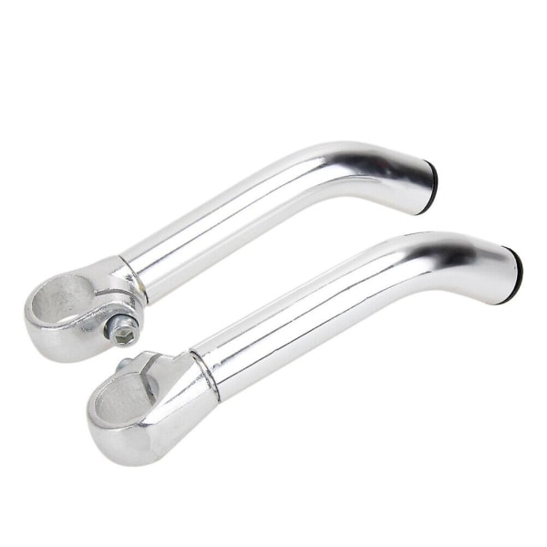 Bike Bicycle Cycling Handlebar Ends Proetctive Claw Bar Handles (silver)(2pcs)