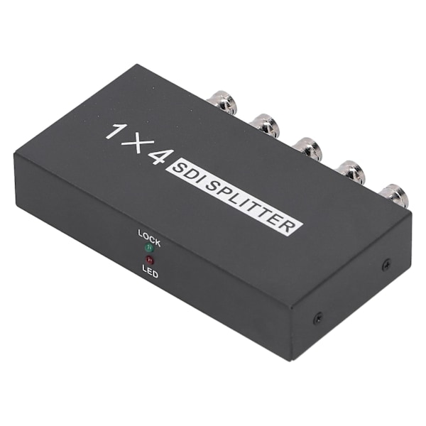 100–240V F214 SDI Splitter 1x4 1 in 4 Out Stöder SD/HD/3GSDI Repeater Extender (UK-kontakt)