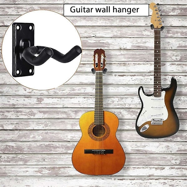 Gitarrväggfäste Väggkrok Musikinstrument Display Hook för Akustisk, Elektrisk Gitarr, Banjo, B