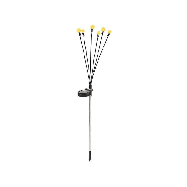Solcelle Hagelys - 4 Pakning 12 Led Solcelle Firefly Lys Med 2 Lysmodus, Svinger Med Vinden, Vanntett