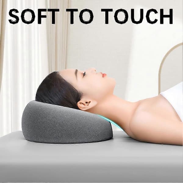 Ergonomisk ansiktskudde för fysioterapibädd, minnesskum, andningsbar benägen kudde för massage spa