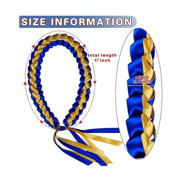3 stk. Gradueringskranser 2023 Båndkranser Til Graduering Flettet Gradueringskranser Klasse Af 2023 Graduati
