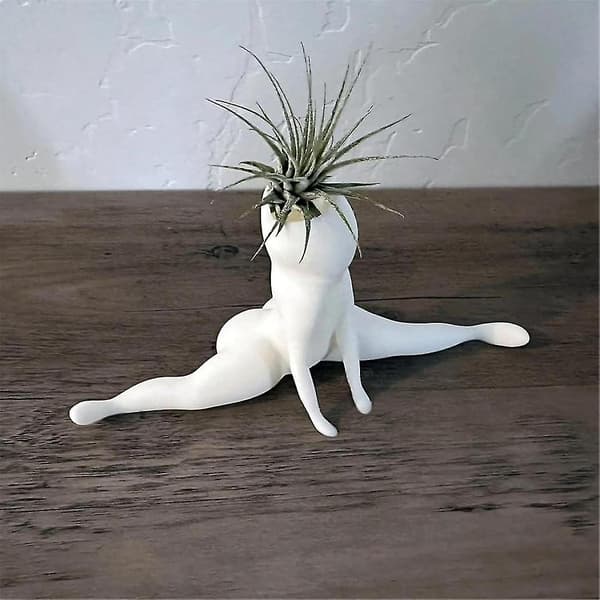 2st Rolig Stor Booty Spöke Planter, Practical Gift Decor Planter Air Fern Display Stand, Stor Booty Spöke Planter