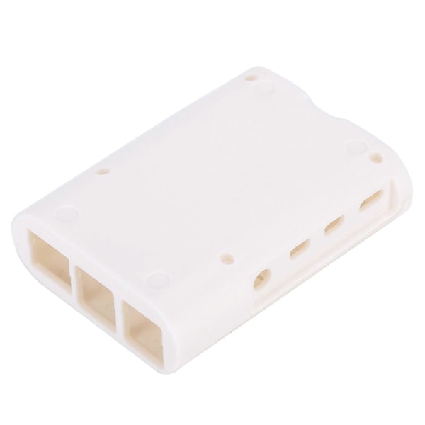 Kapslingsfodral ABS Värmeavledning Skyddande Skal Kylningsdelar för Raspberry Pi 4 Modell B Vit