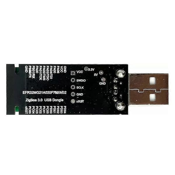 ZigBee 3.0 Silicon Labs Mini EFR32MG21 Universal Open Hub Gateway USB Dongle Chip Module ZHA NCP Op