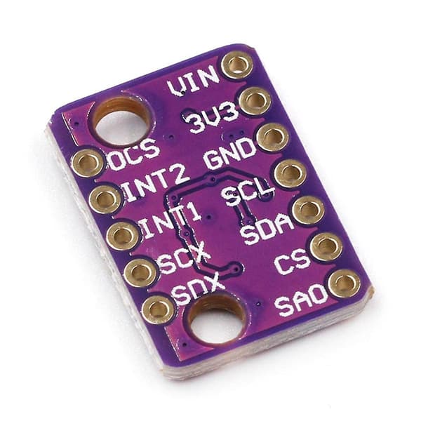 10 Sæt BMI160 -BMI160 6DOF 6-Akset Rate Gyro Gravity Accelerometer Sensor Modul IIC I2C SPI Communic