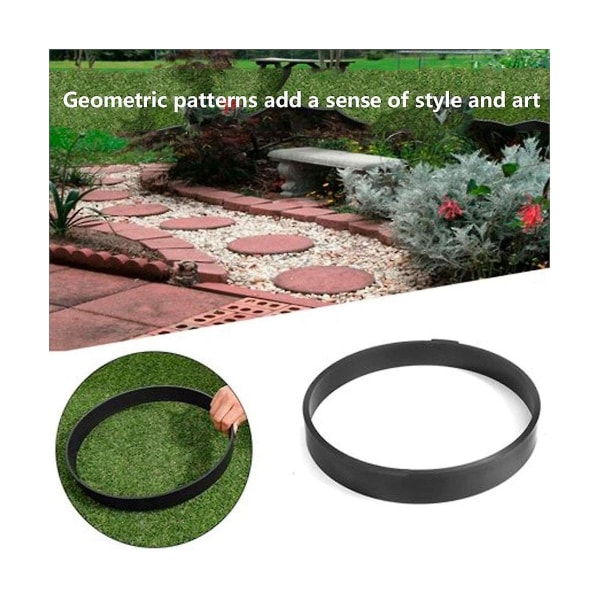 Gør-det-selv runde gang mursten betonstøbeforme, genanvendelige sten lister, brolægning fortov cement forme til gårdhave