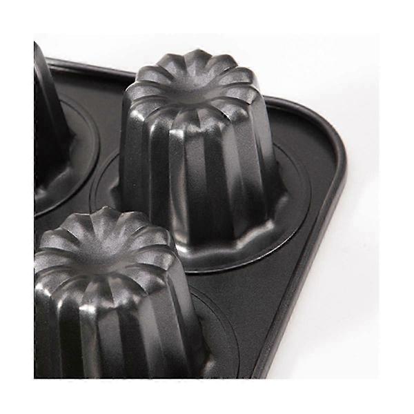 12-hulls Canele Form Kakeform Non-Stick Canele Muffin Bakeform Cupcakeform for Ovn Baking Pudding