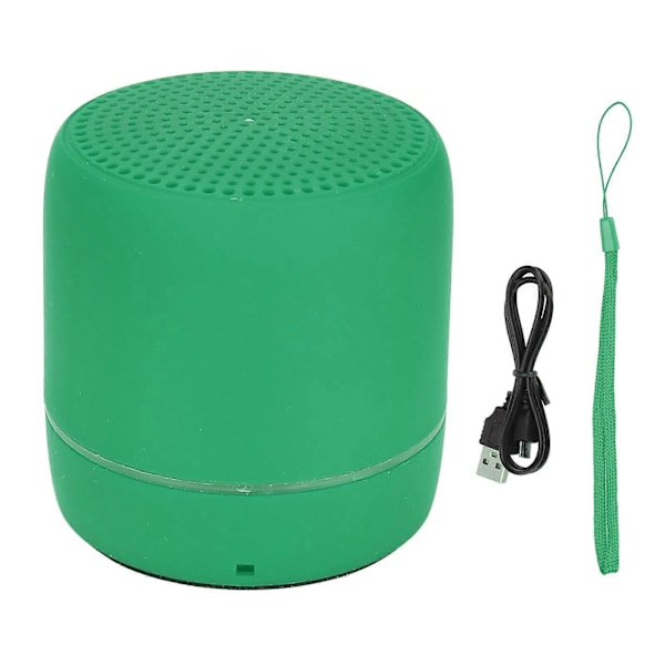 Portabel Bluetooth5.0 Högtalare Bas Stereo 280Hz?16KHz Mini Resehögtalare för Utomhusbruk Grön