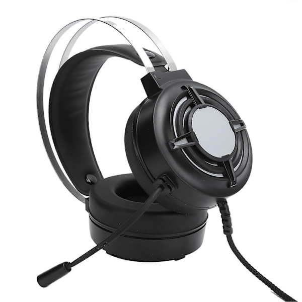 Gaming Headset ESport Kablet RGB Fargerikt Lys med Mikrofon for PC Datamaskiner (For HP H120G USB7.1 Grensesnitt)