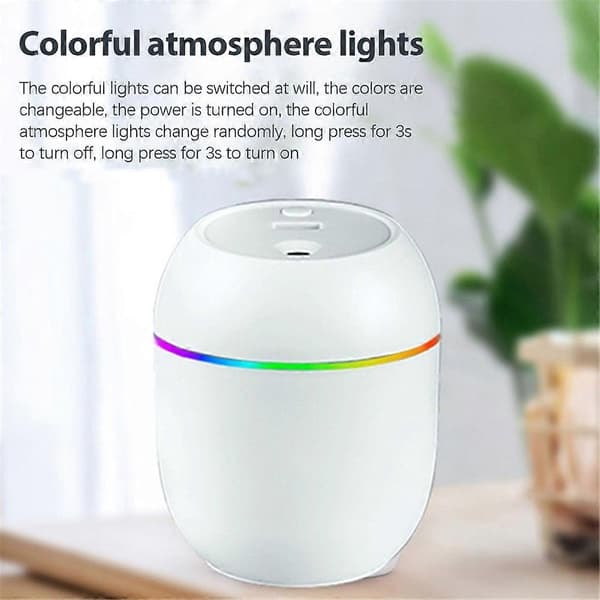 LED Æterisk Olie Diffuser Aroma Luftfugter Ultralyd Aromaterapi Luftrenser Blue