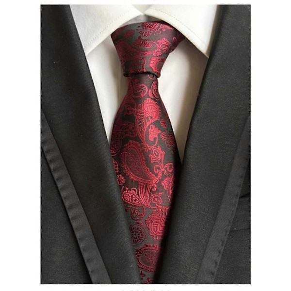 6 stk. Herre Slips Klassisk Slips Glycin Jacquard Slips