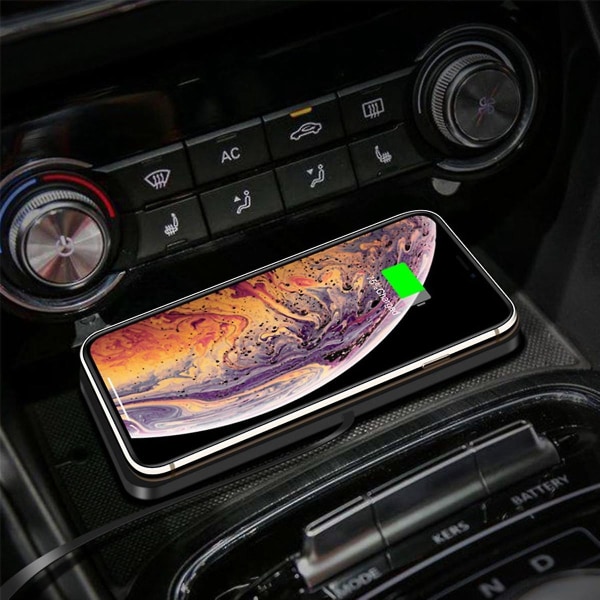 15W billaddare Telefon Billaddare för iPhone Samsung trådlös induktionshållare för snabbladdning av fordon
