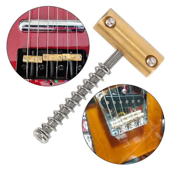 Gitarr Kompenserade Bryggor Mässing Sadel Set 10.8mm Stil Brygga Sadel för TL Stil 6 Strängar Elektrisk