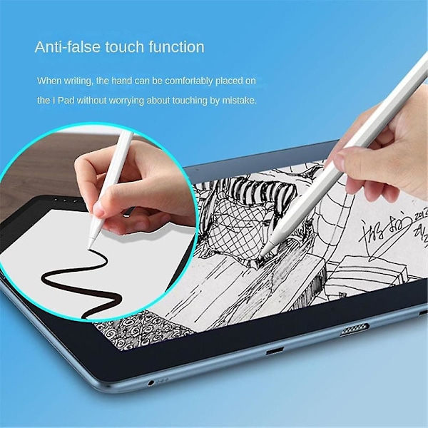 For Pencil 2 Stylus Penn Hindre Utilsiktet Berøringspenn For Pro 11 12.9 2021 2022 10. Mini 5 6 Air 3 4 5