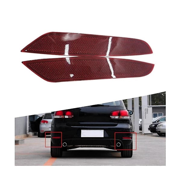 5kd945105a 5kd945106a Reflekser til bagkofanger, advarselslys, reflektorlys til bil, til 6 Mk6 2009-2013