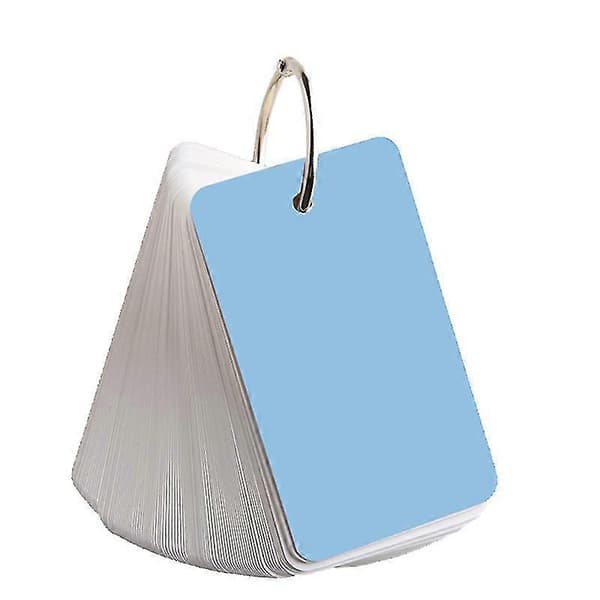 100 Ark Blanke Flash Cards Sæt Vendbar Kraft Papir Indeks Kort Sæt Til Studerende