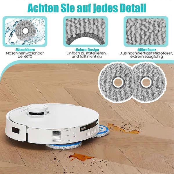 Til Ecovacs Deebot T30 Pro Omni Støvsuger Hoved Sidebørste Poser