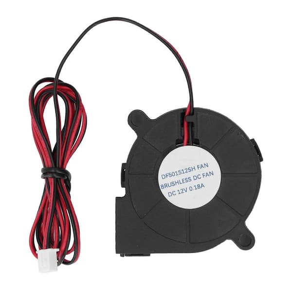 3 stk. Elektronisk Køleventilator 6000RPM Blæser Køler Sæt Kit til Printer DC 12V 0.18A