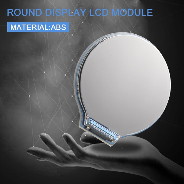 1,28 tuuman pyöreän näytön LCD-näyttömoduuli GC9A01 SPI-kommunikaatio RGB 65K -värin tuki Raspberrylle