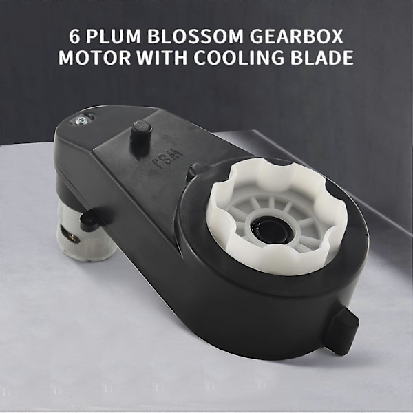 2 stk 550 Universal Barneelektrisk Bil Girkasse med Motor, 12vdc Motor med Girkasse, Barn Ride