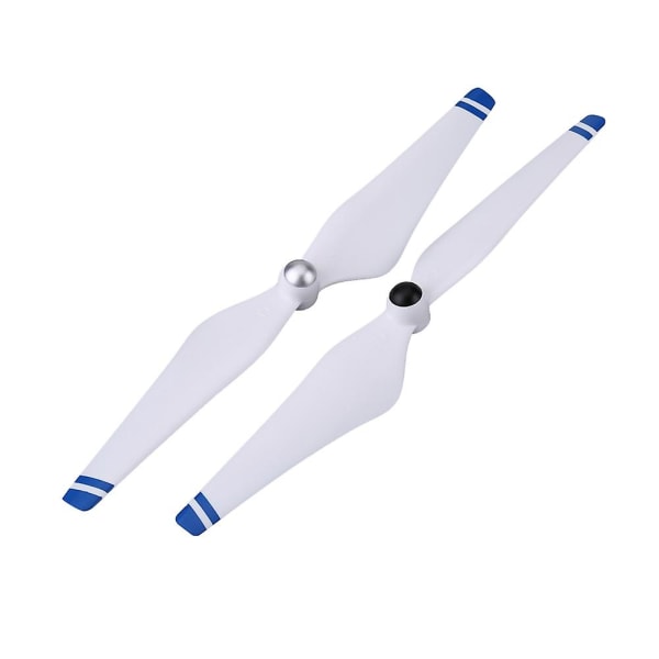 2 Par 9450 Cw Ccw Propellerblade Tilbehør Til Dji Phantom2/3 Quadcopter (Hvid + Blå)