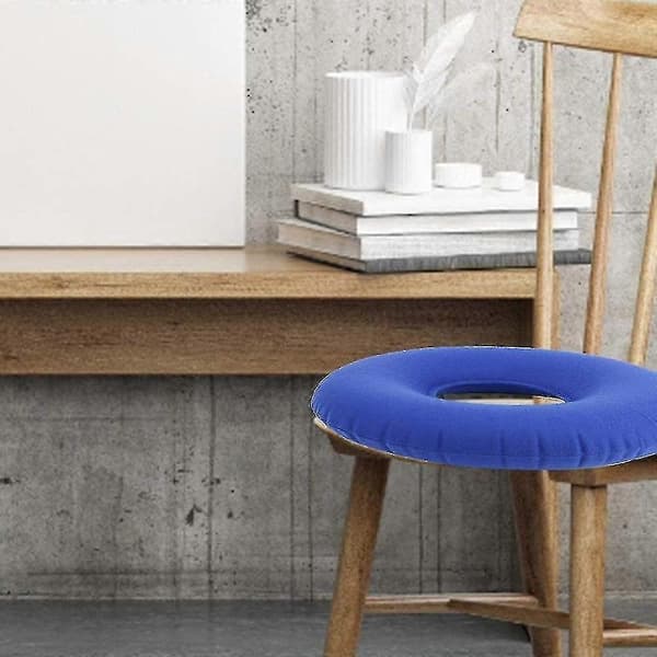 Ring Memory Foam Pute for Hemoroide Lindring Blå